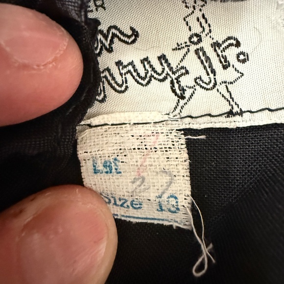 Another Ann Barry Jr. V-Neck Fit & Flare Little Black Dress - Picture 8 of 8